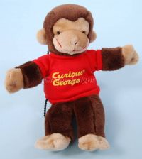 Gund CURIOUS GEORGE PUPPET Stuffed Plush Doll - Vintage